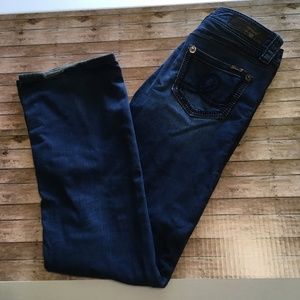 Seven7 dark blue bootcut jeans sz 28